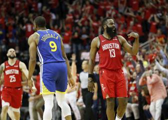 Houston recurre a la prórroga y a Harden para ganar a los Warriors