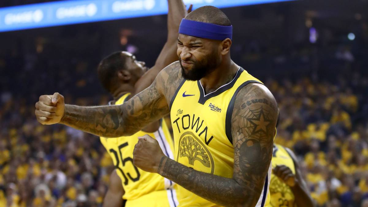 DeMarcus Cousins, durante el partido contra Los Angeles Clippers de primer ronda de los playoffs.