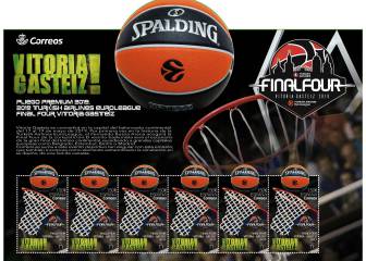 Correos emite un sello especial honrando la Final Four de Vitoria