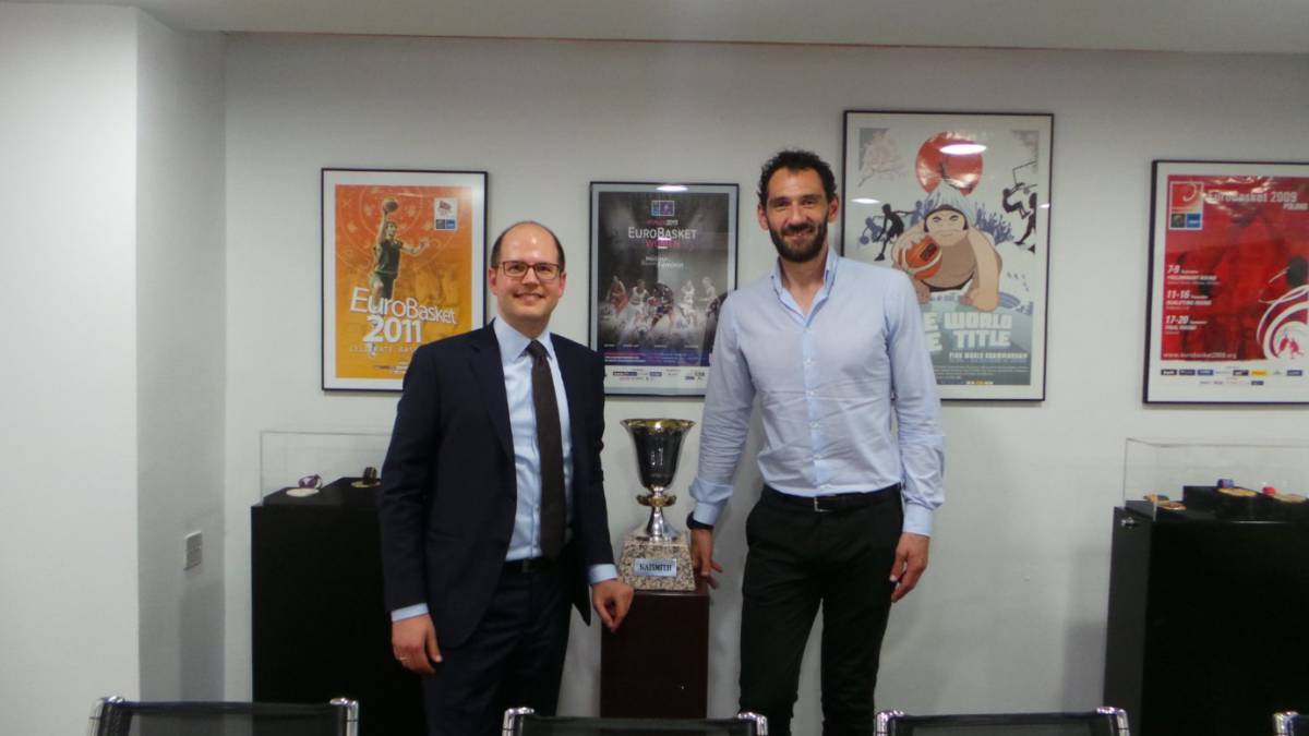 Andreas Zagklis y Jorge Garbajosa