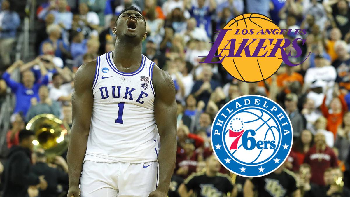 Las cuentas para que Zion acabe en los Lakers y los Sixers