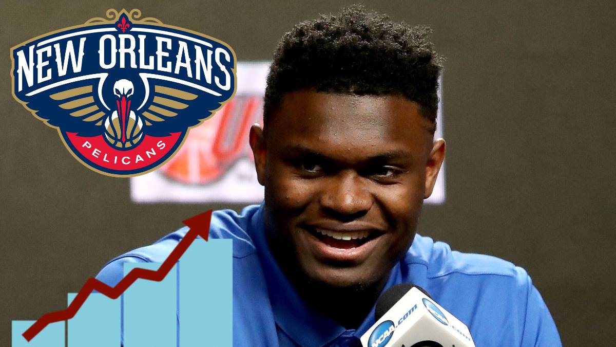 El efecto Zion: el anillo de los Pelicans pasa de pagarse 300 a 1 a 25 a 1