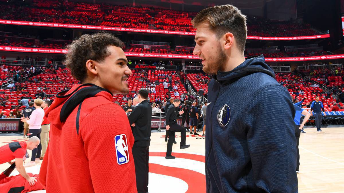 Trae Young y Luka Doncic