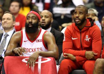 Harden y Paul discutieron tras la eliminación con los Warriors