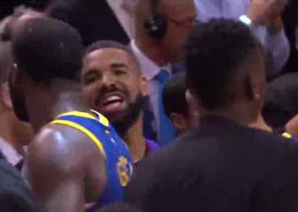 El rapero Drake encendió la final: insultó a Draymond Green