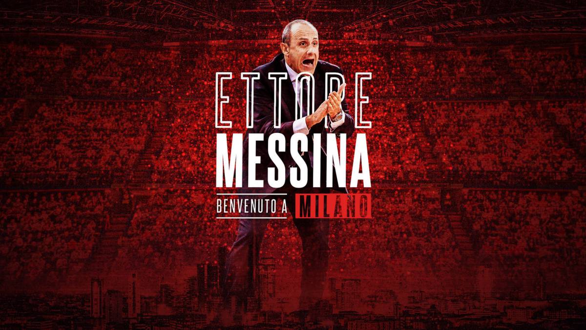 Ettore Messina, nuevo entrenador del Armani Milán.