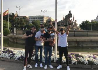 Llull, Campazzo, Causeur y Yusta dan los buenos días desde Cibeles