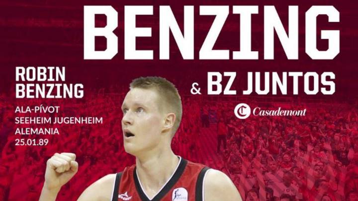 El alemán Robin Benzing vuelve al Casademont Zaragoza