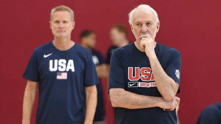 El Dream Team de Estados Unidos está en el banquillo