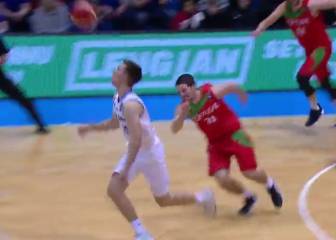 La polémica acción de básquetbol que genera debate en Europa