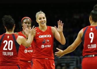 Delle Donne bate récords en la WNBA tras promediar '50-40-90'