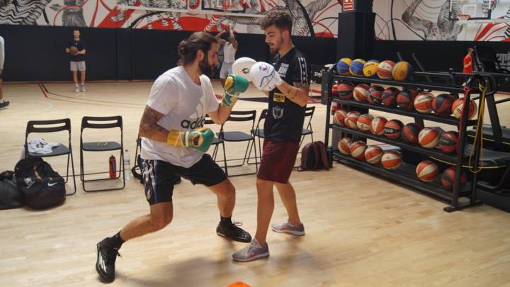 Ricky recurrió al boxeo para mejorar el juego de pies