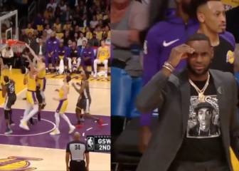 LeBron James quedó en shock: la gran jugada que se hizo viral