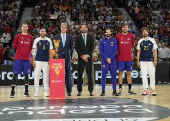 Los campeones del mundo, homenajeados antes de la final