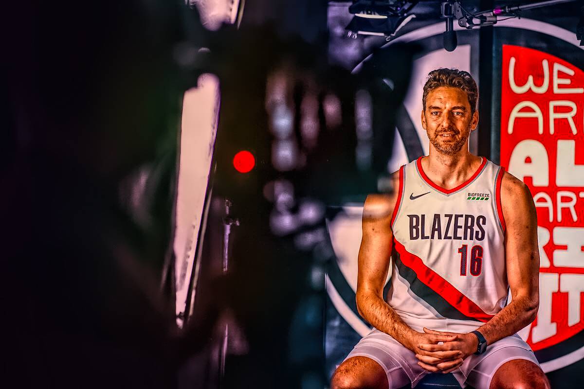 Pau Gasol en los Blazers: decimonovena temporada y sexta franquicia.