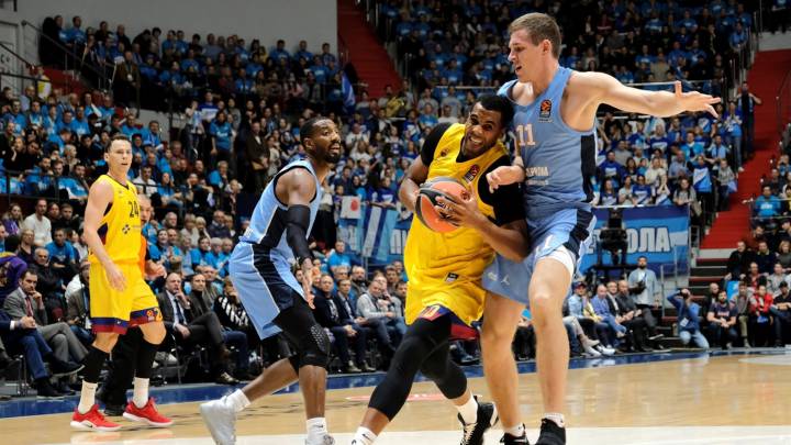 Resumen y resultado del Zenit 63- Barcelona 78: Kuric y Mirotic dan la segunda victoria al Barça
