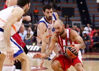 El Olympiacos y Milutinov aplastan al Valencia en El Pireo