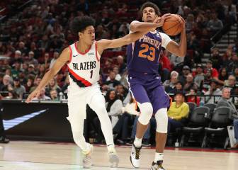 Unos Suns sin Ricky sorprenden a los Blazers a base de triples: ¡24!