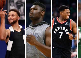 Curry, Zion, Lowry... El inicio de la NBA, asolado por las lesiones