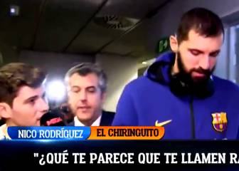 Prensa del Barça aparta a El Chiringuito por una pregunta a Mirotic y Pedrerol alucina