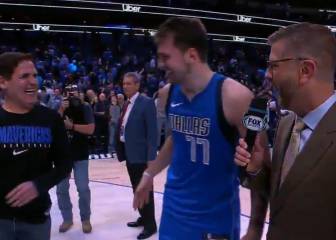 El gesto del dueño de los Mavs resume la calidad de Doncic