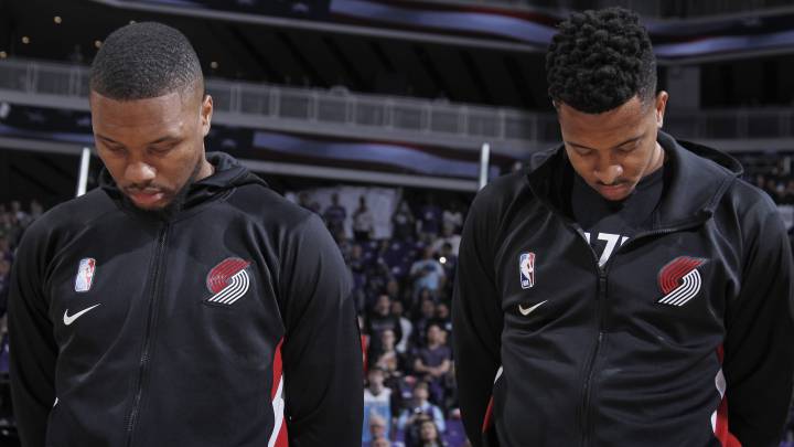 Damian Lillard y C.J. McCollum