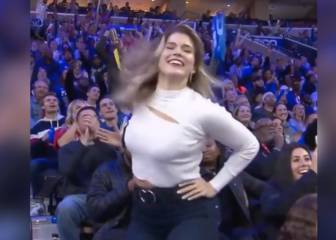 Disputa en la 'cam' de la NBA: una mujer, un hombre y público