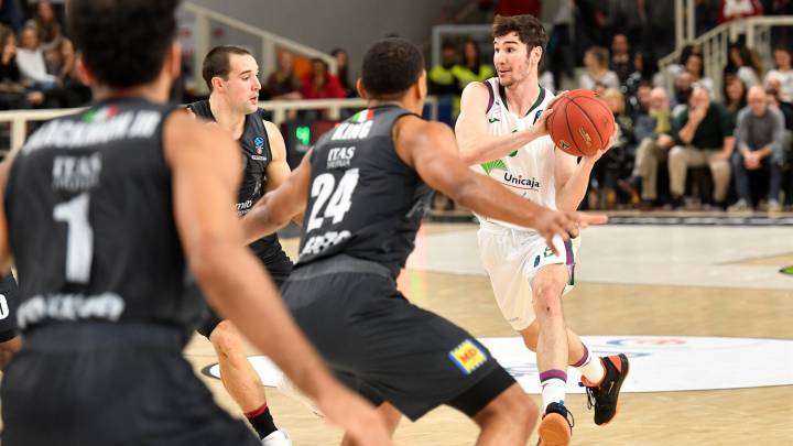 Unicaja se relajó en Trento tras el festín que se dio en el Palau