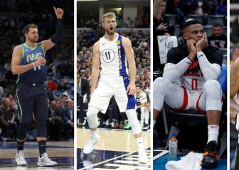 Los 24 para el All Star: entrarían Doncic y Sabonis, se caerían Westbrook y Kyrie Irving