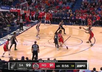 Zion casi remonta el partido en 3': Así fue su debut en la NBA