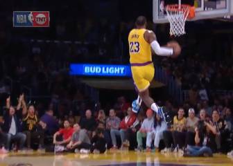 La notable clavada de LeBron James que impacta a la NBA