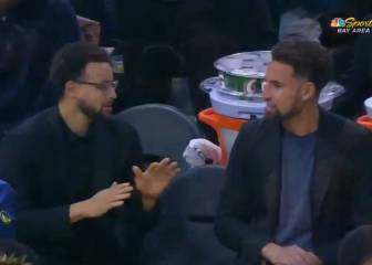 El feo detalle de Thompson y Curry con la marcha Iguodala...