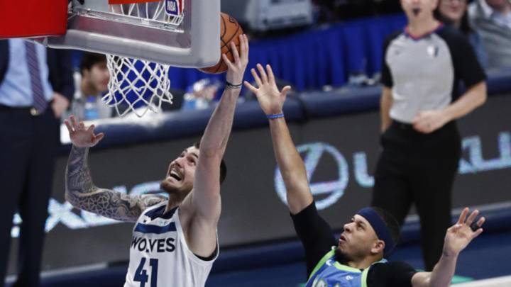Juancho Hernangómez, durante un partido de la NBA de los Minnesota Timberwolves