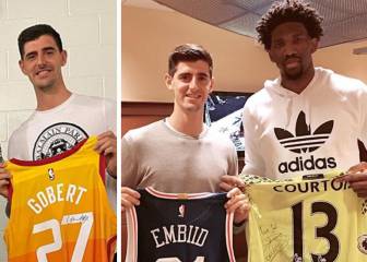 La NBA cautiva a Courtois: el fan de Young y Doncic sin equipo favorito