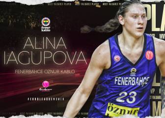 La ucraniana Alina Iagupova, mejor jugadora de la Euroliga