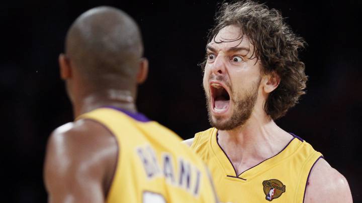 Pau Gasol y Kobe Bryant
