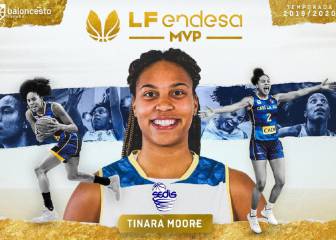Tinara Moore, elegida MVP de la Liga Femenina Endesa 2019/20