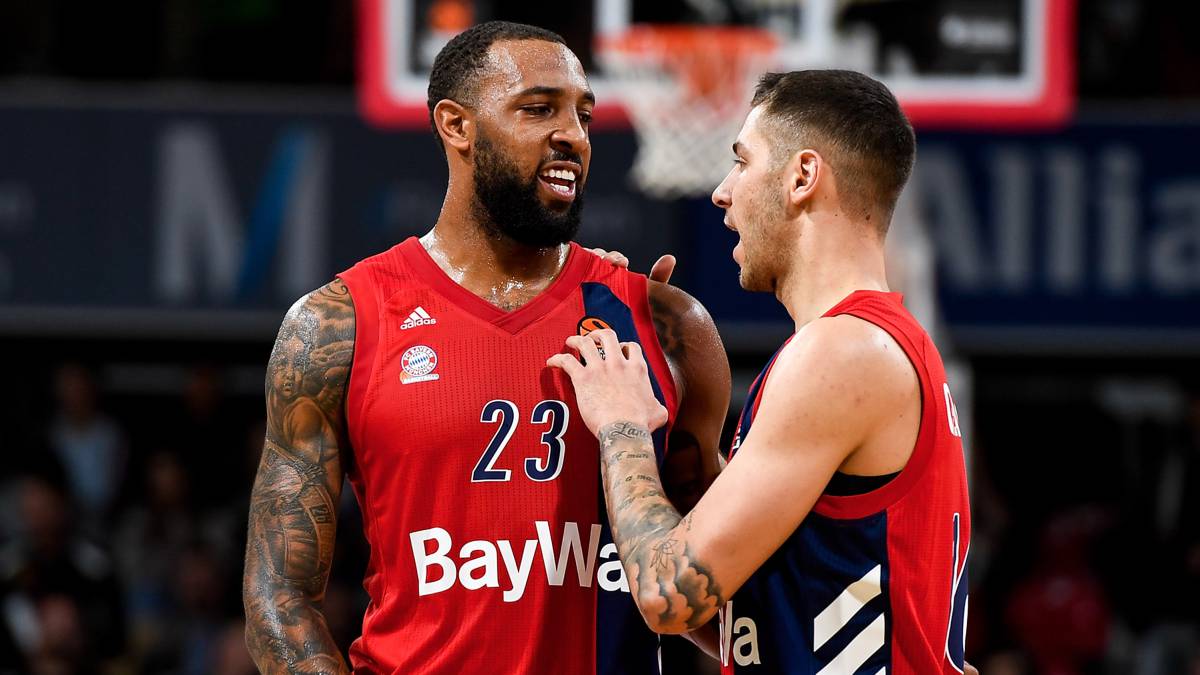 Derrick Williams, durante un partido con el Bayern de Múnich