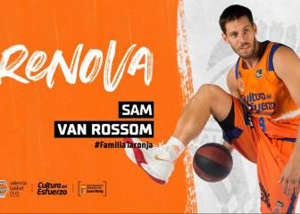 El Valencia Basket hace oficial la renovación de Van Rossom