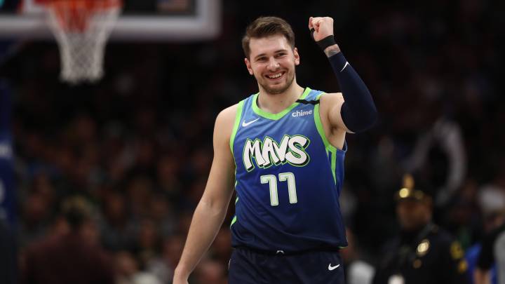 Luka Doncic, durante un partido de la NBA con Dallas Mavericks