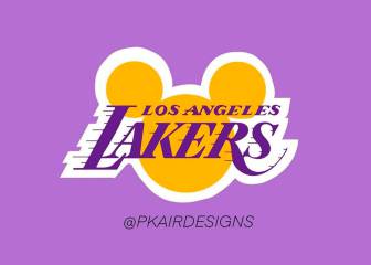 Los logos versión Disney de los equipos de la NBA