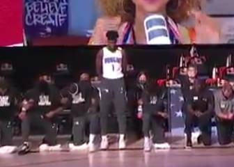 EI momento en el que Isaac no se arrodilló durante el himno