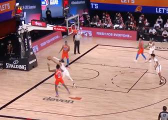 El partido se iba para los Suns y Ricky ilumina todo con esto...