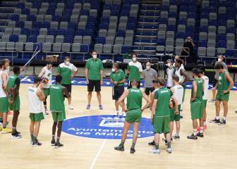 El Unicaja realizó su primer entrenamiento de grupo en el Carpena