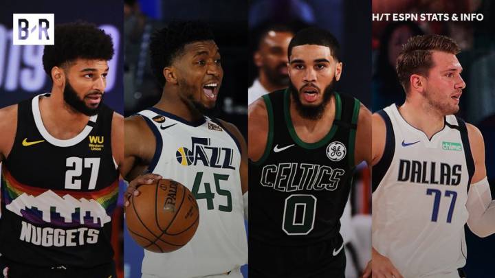 Jamal Murray, Donovan Mitchell, Jayson Tatum y Luka Doncic.