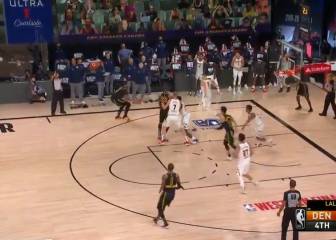 103-102 y dos segundos en el reloj: la locura de Davis para ser el héroe de los Lakers
