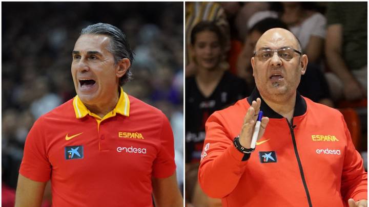 Sergio Scariolo y Lucas Mondelo.