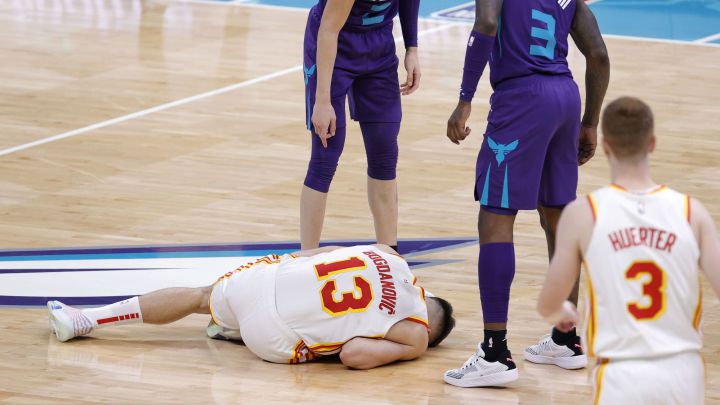 Sigue la maldición en Atlanta: Bogdanovic se rompe