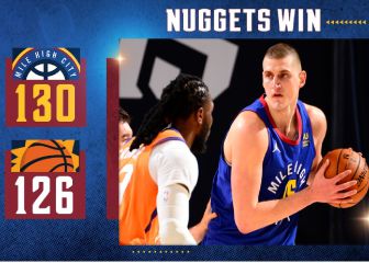 Los Nuggets se dan un respiro y los Suns se quedan sin Booker
