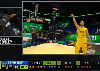 Curry y su remontada en el concurso de triples